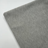 Baumwoll Strickstoff Uni Grey 0,5m
