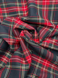 Webkaro Scotisch Check/ Karo Stoff Blau/Rot