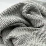 Baumwoll Strickstoff Uni Grey 0,5m