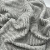 Baumwoll Strickstoff Uni Grey 0,5m