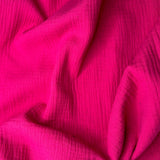 Musselin Fuchsia  Uni 0,5 m