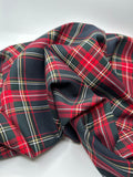 Webkaro Scotisch Check/ Karo Stoff Blau/Rot