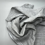 Musselin Vintage 2-Tone Grau 0,5 m