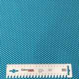 Baumwolle Mini Stars Türkis 0,5 m
