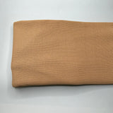 Baumwoll Strickstoff Uni Caramel 0,5m