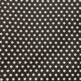 Baumwolle Mini Stars Schwarz 0,5 m