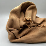 Baumwoll Strickstoff Uni Caramel 0,5m