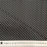 Baumwolle Mini Stars Schwarz 0,5 m