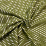 Baumwolle Mini Stars Grün 0,5 m