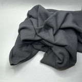Baumwoll Strickstoff Uni Black 0,5m