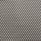 Baumwolle Mini Stars Grau 0,5 m