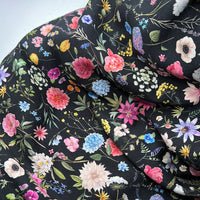 Sweatshirt mit Blumenmuster 0,5m
