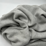 Baumwoll Strickstoff Uni Grey 0,5m