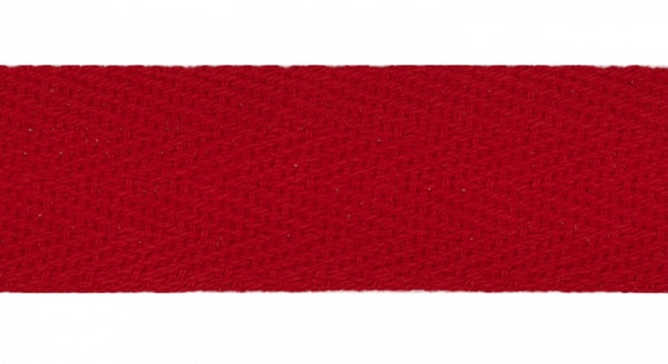 Baumwollband Rot