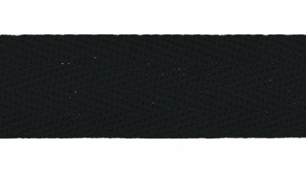 Baumwollband Schwarz