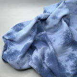 Musselin Blau Batik 0,5 m